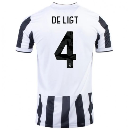 Camisola Juventus Matthijs de Ligt 4 Equipamento Primeiro 2021-2022 Manga Curta